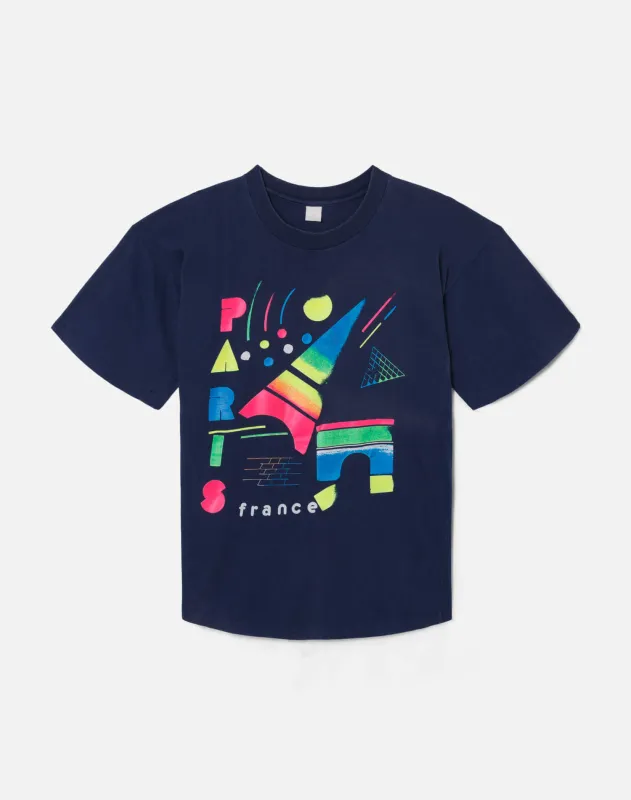 80s Paris Tee -#17 sold by Re/Done