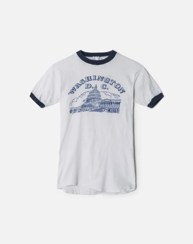 70s D.C. Ringer Tee -#13 sold by Re/Done