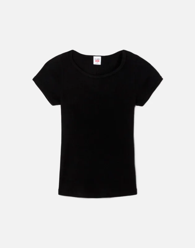 Hanes Goldie Tee - Black sold by Re/Done