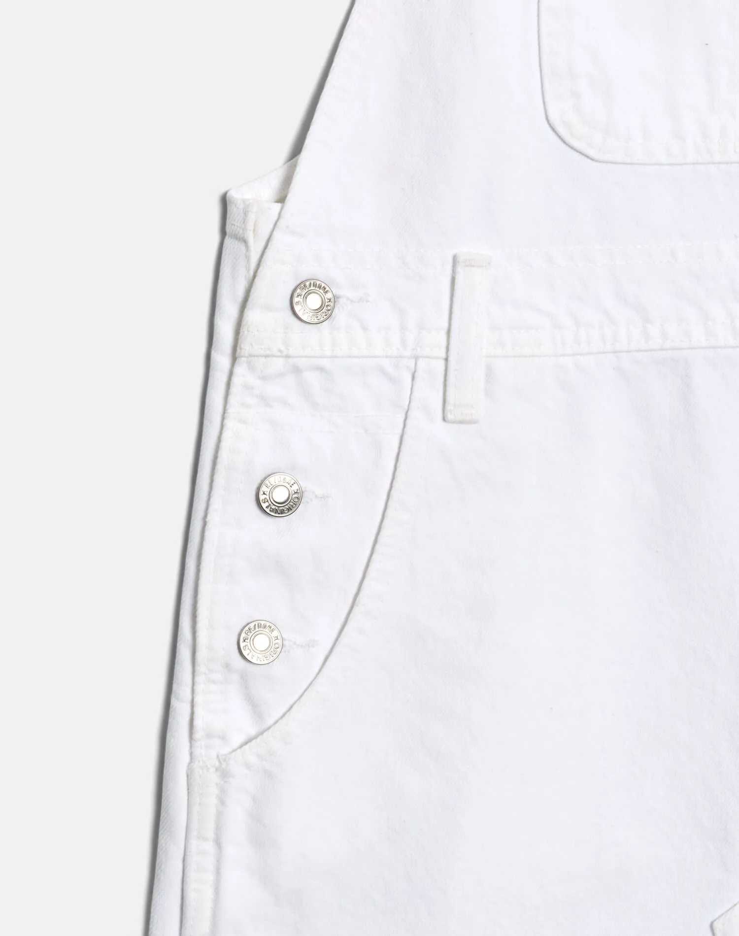 The Overall Dress - White sold by Re/Done product image thumbnail 4