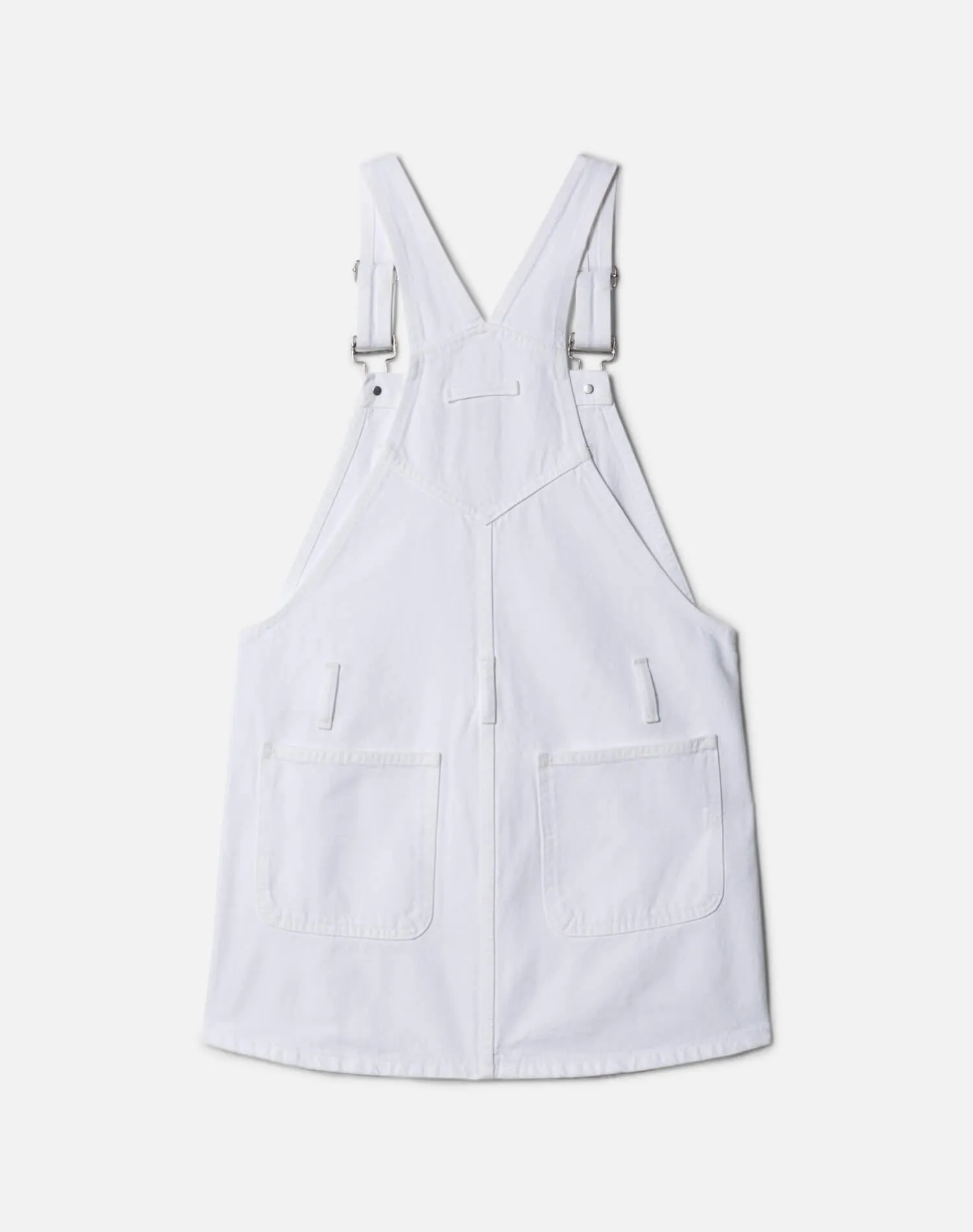 The Overall Dress - White sold by Re/Done product image thumbnail 2