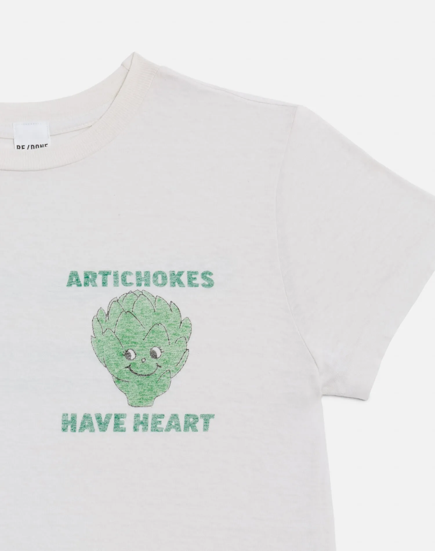 Classic "Artichokes" Tee - Vintage White sold by Re/Done product image thumbnail 3