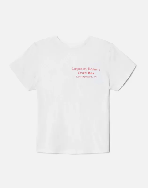 Boyfriend "Crabby" Tee - Optic White sold by Re/Done