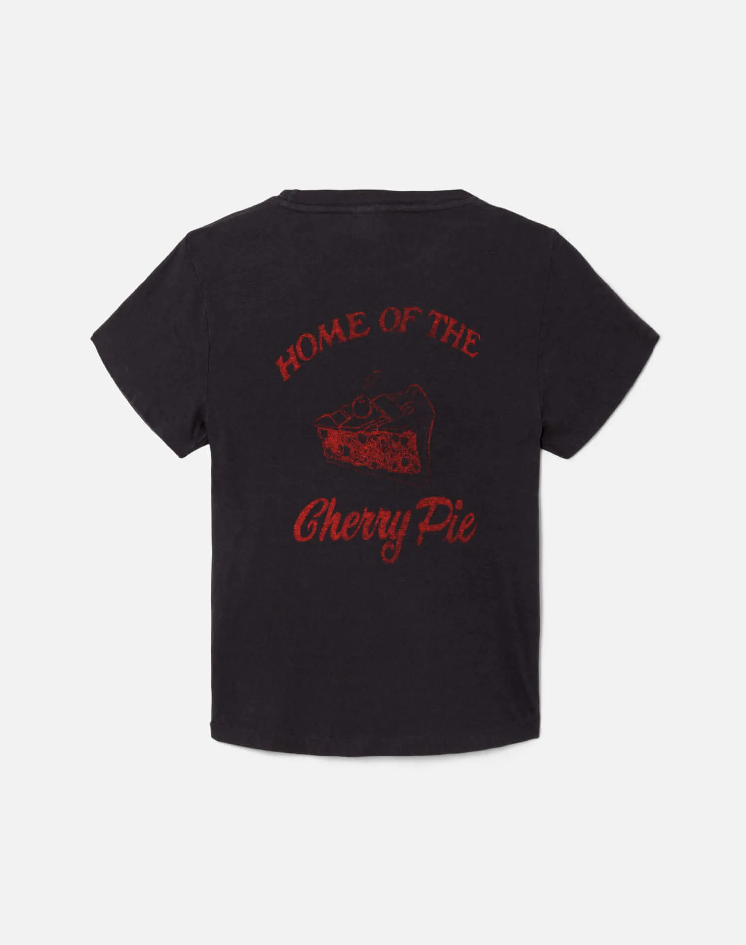 Classic "Cherry Pie" Tee - Washed Black sold by Re/Done product image thumbnail 2