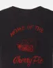 Classic "Cherry Pie" Tee - Washed Black sold by Re/Done