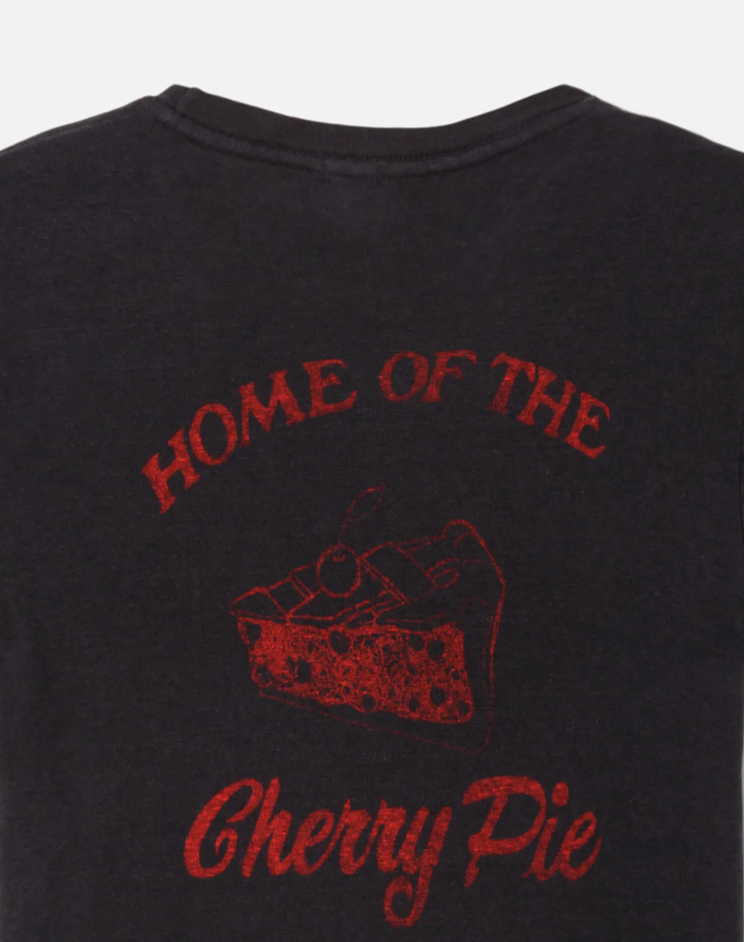 Classic "Cherry Pie" Tee - Washed Black sold by Re/Done product image thumbnail 4