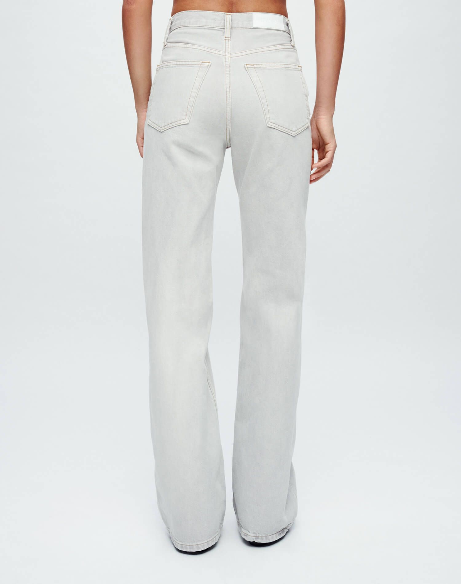 Ultra High Rise Wide Leg - Greyish sold by Re/Done product image thumbnail 3