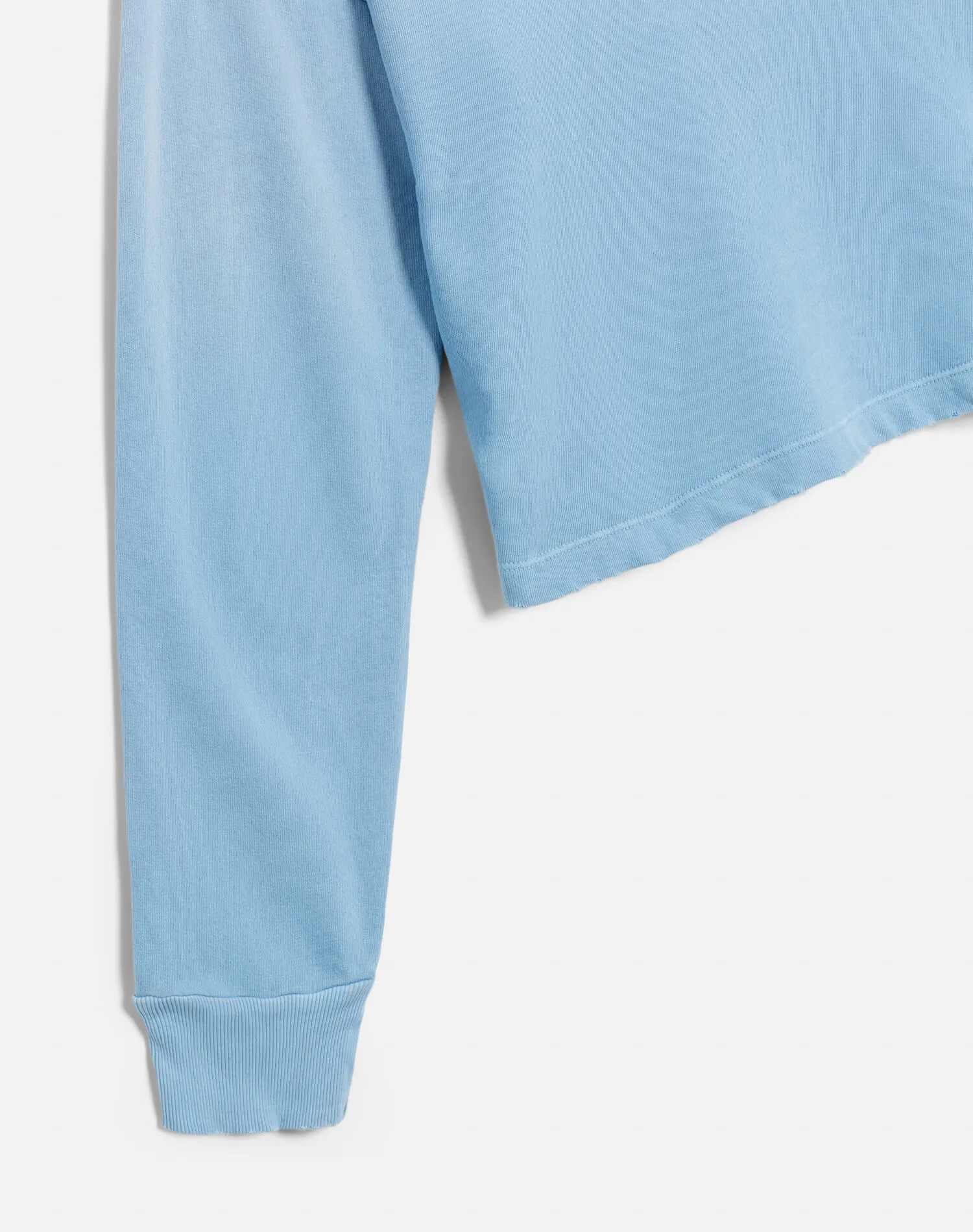 Hanes Boxy Crewneck Sweatshirt - Deep Blue sold by Re/Done product image thumbnail 4