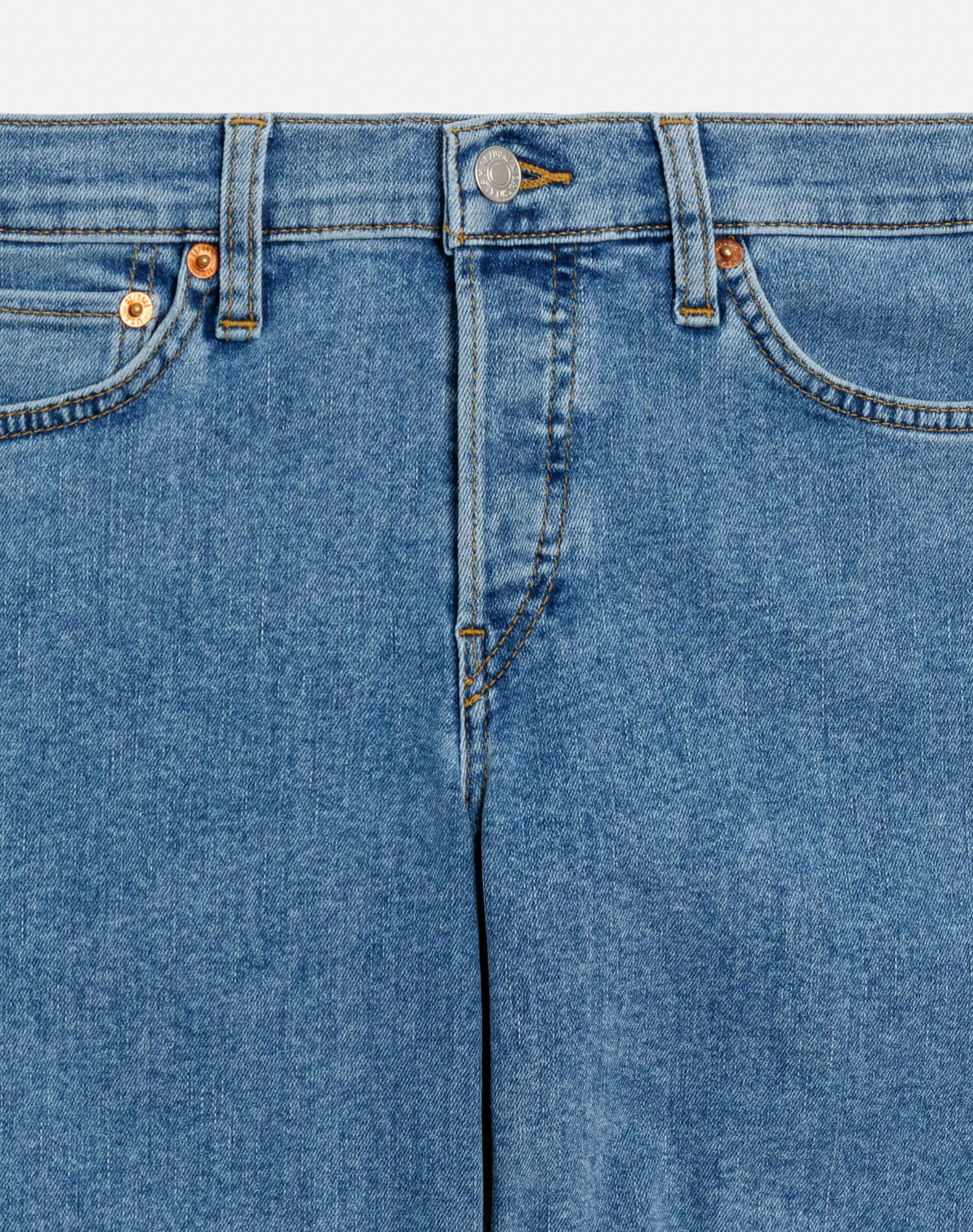 Comfort Stretch Mid Rise Wide Leg - Azulito sold by Re/Done product image thumbnail 4