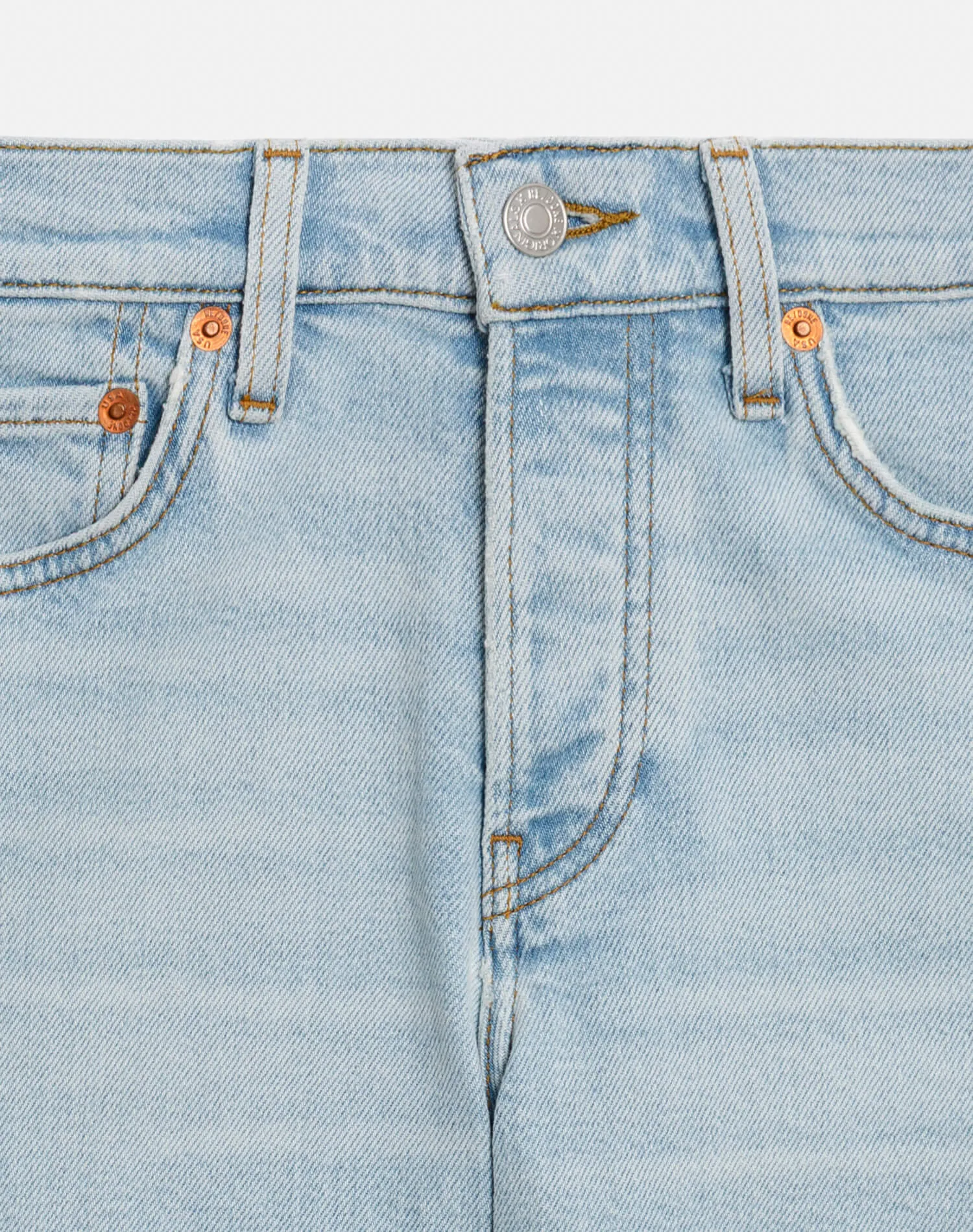 Comfort Stretch Mid Rise Wide Leg Crop - Ola Indigo sold by Re/Done product image thumbnail 4