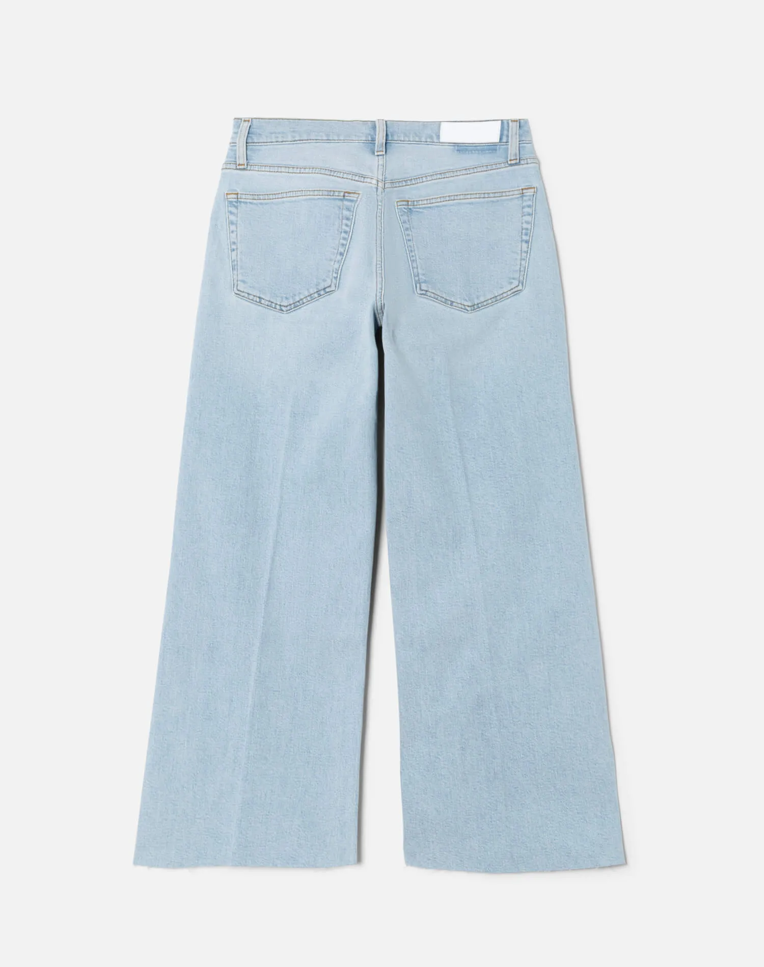 Comfort Stretch Mid Rise Wide Leg Crop - Ola Indigo sold by Re/Done product image thumbnail 2