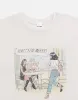 Classic "Drinks" Tee - Vintage White sold by Re/Done
