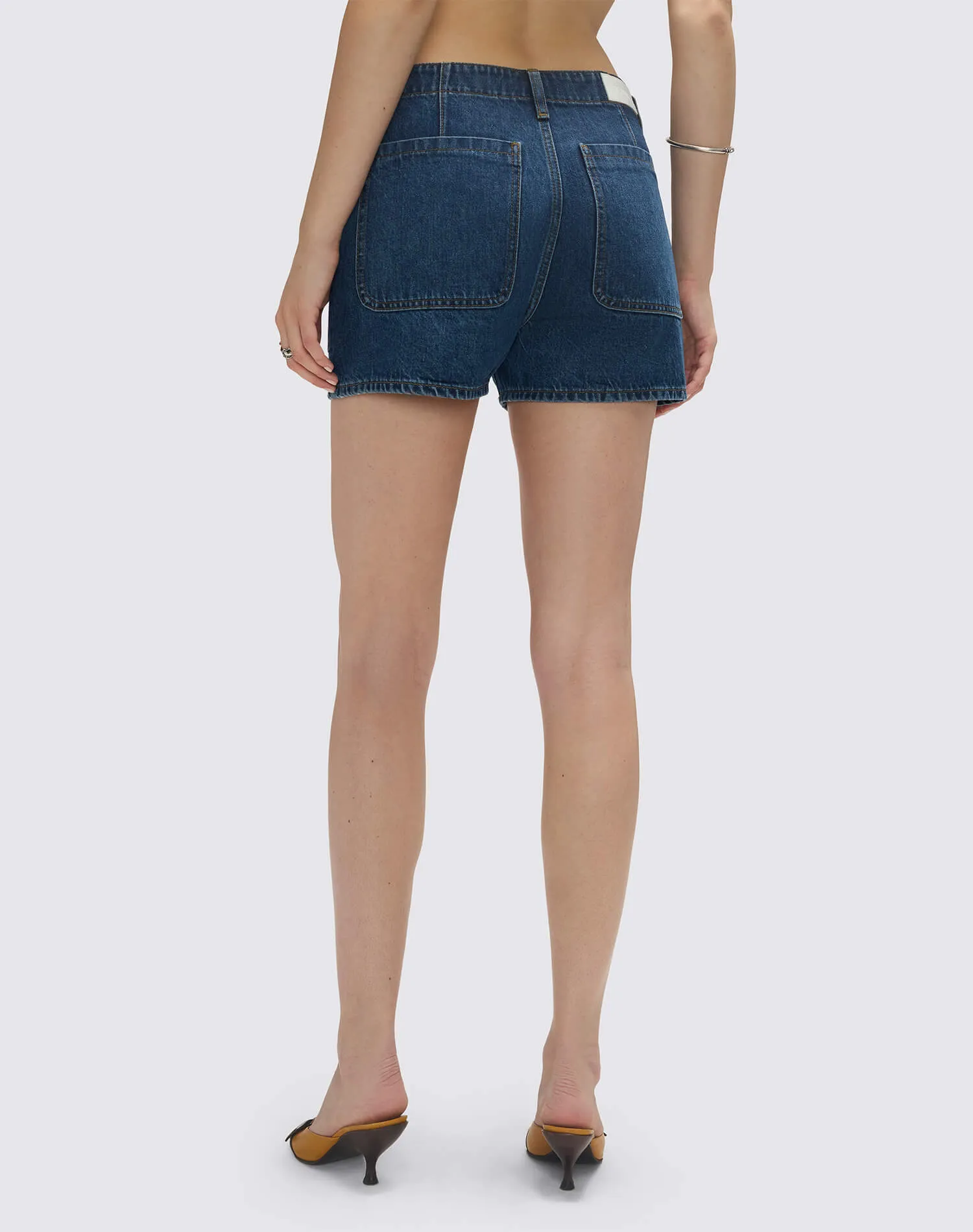 The Bender Short - Rustic Indigo sold by Re/Done product image thumbnail 4