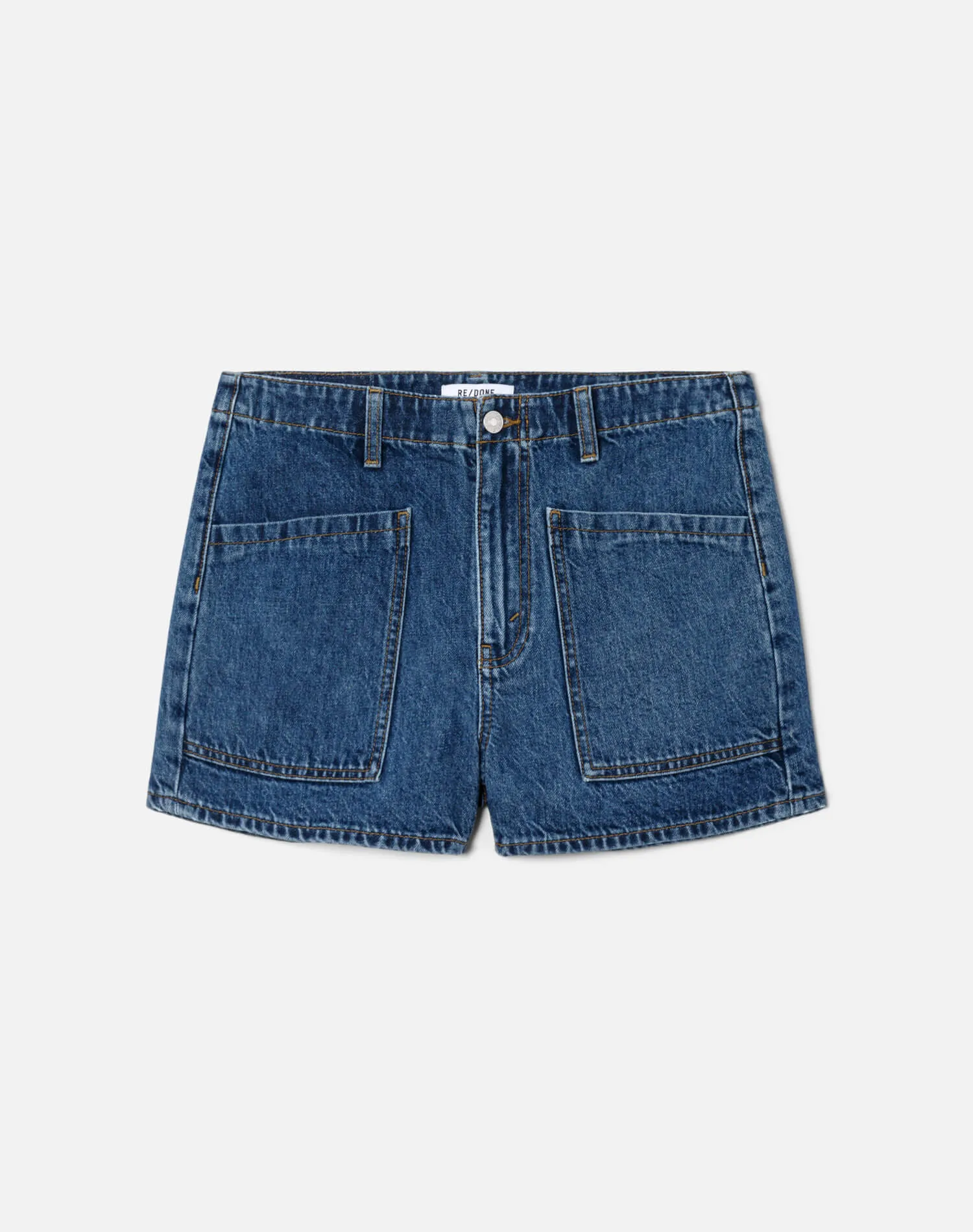 The Bender Short - Rustic Indigo sold by Re/Done