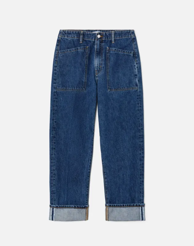 The Bender Jean - Rustic Indigo sold by Re/Done