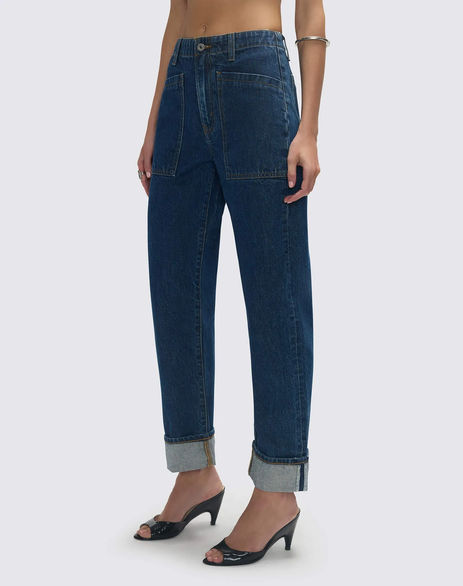 The Bender Jean - Rustic Indigo sold by Re/Done product image thumbnail 3