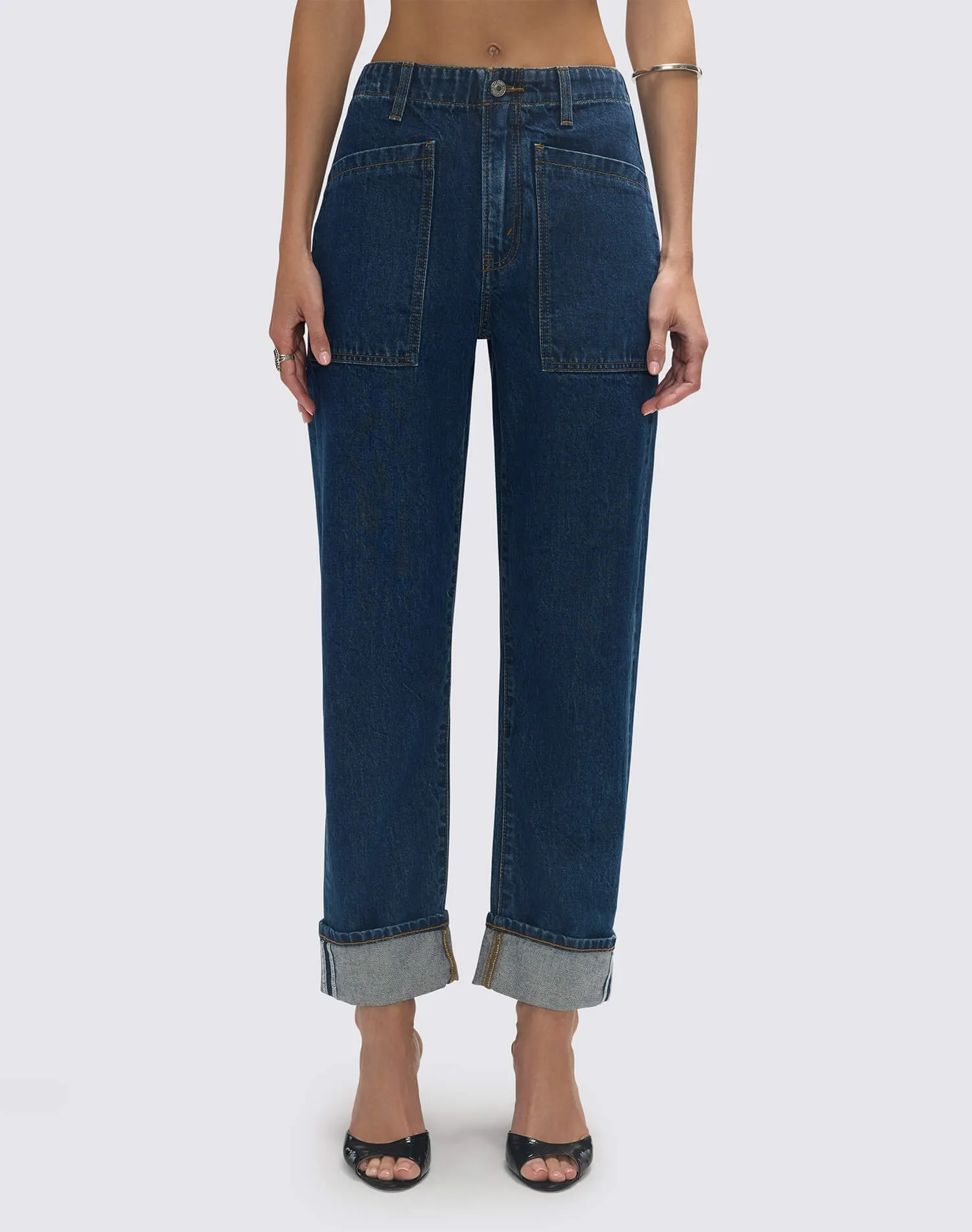 The Bender Jean - Rustic Indigo sold by Re/Done product image thumbnail 2