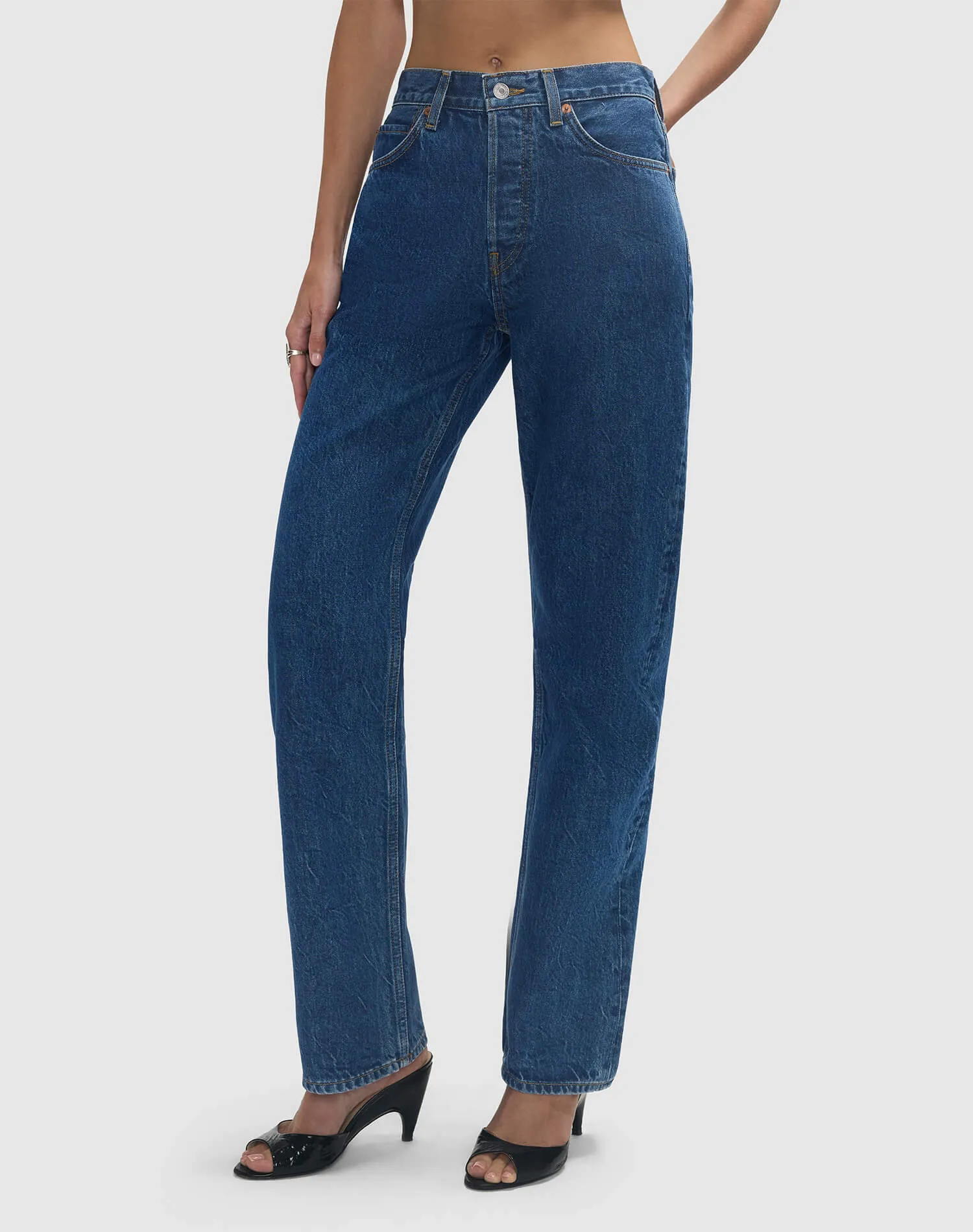 90s Jean - Rustic Indigo sold by Re/Done product image thumbnail 2