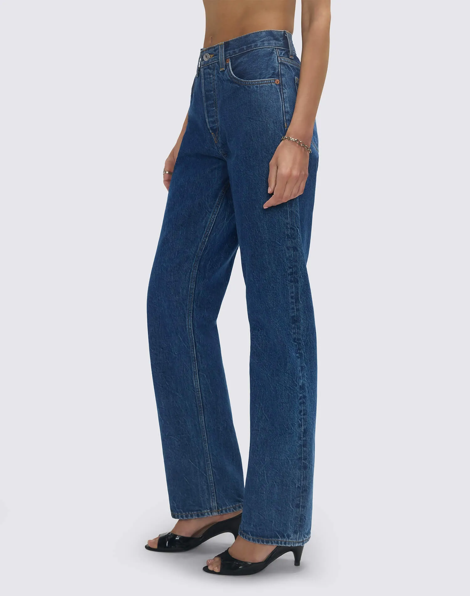 90s Jean - Rustic Indigo sold by Re/Done product image thumbnail 4
