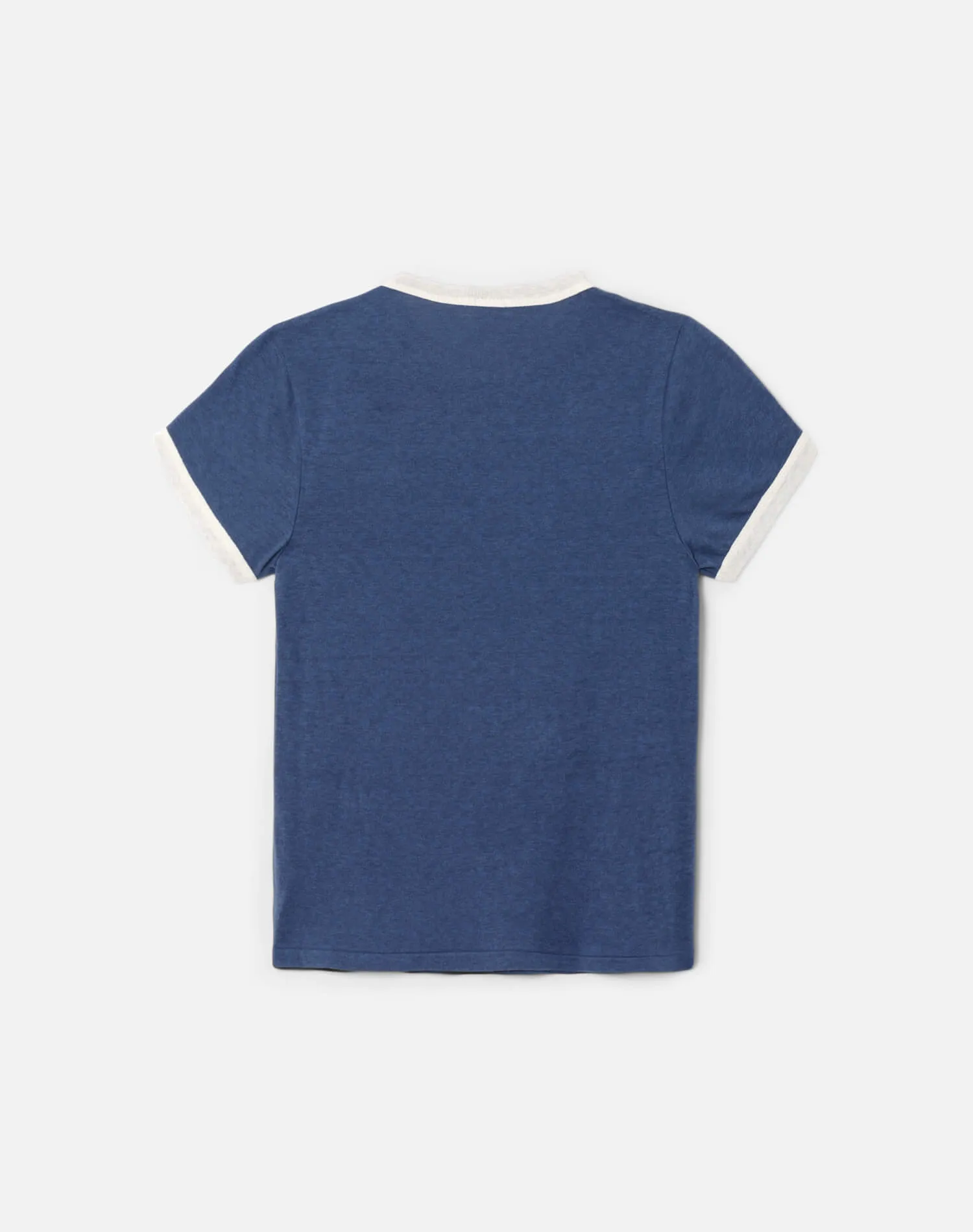 60s Slim Ringer "Swim Club" Tee - Navy White sold by Re/Done product image thumbnail 2