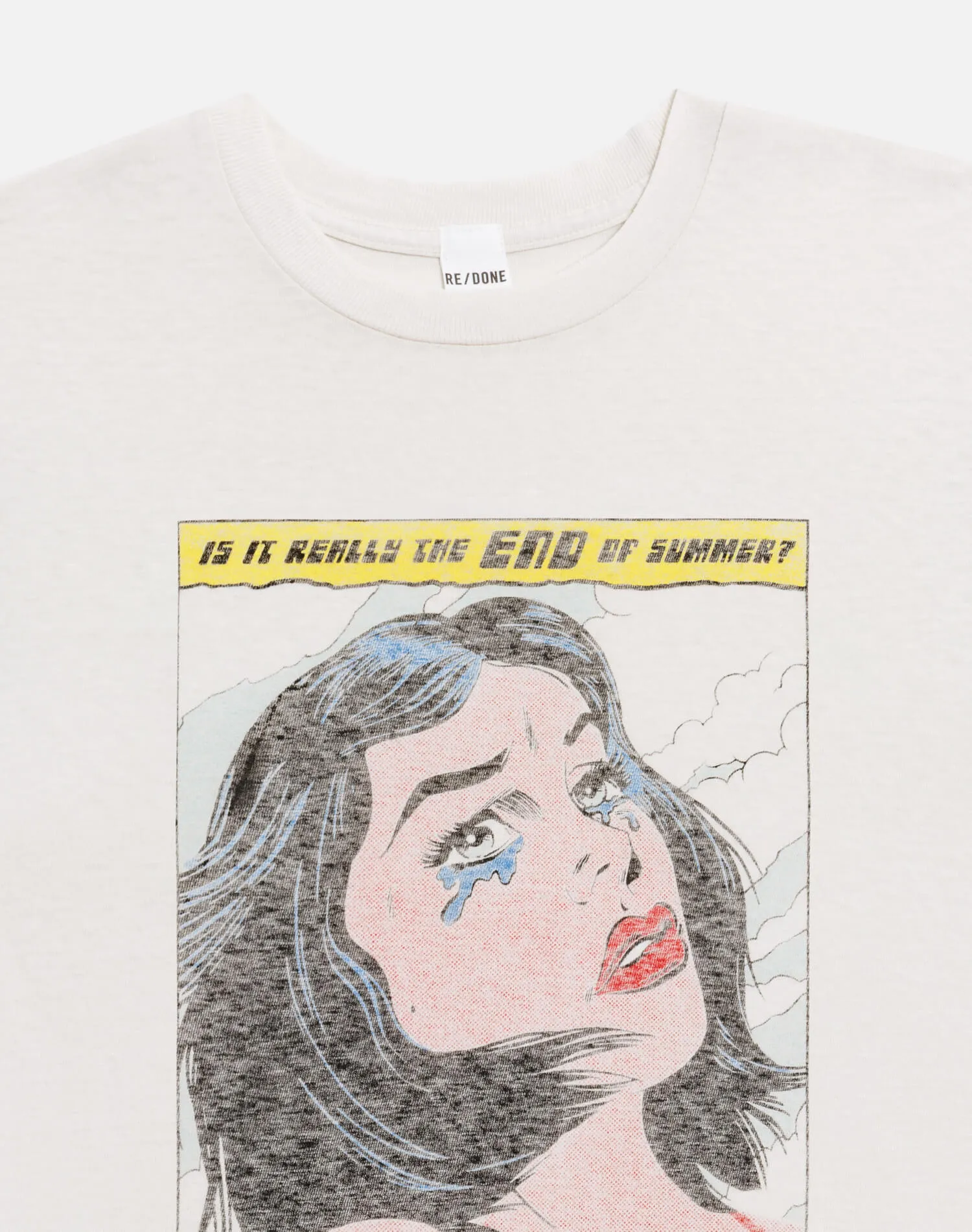 70s Loose "Summer" Tee - Vintage White sold by Re/Done product image thumbnail 3