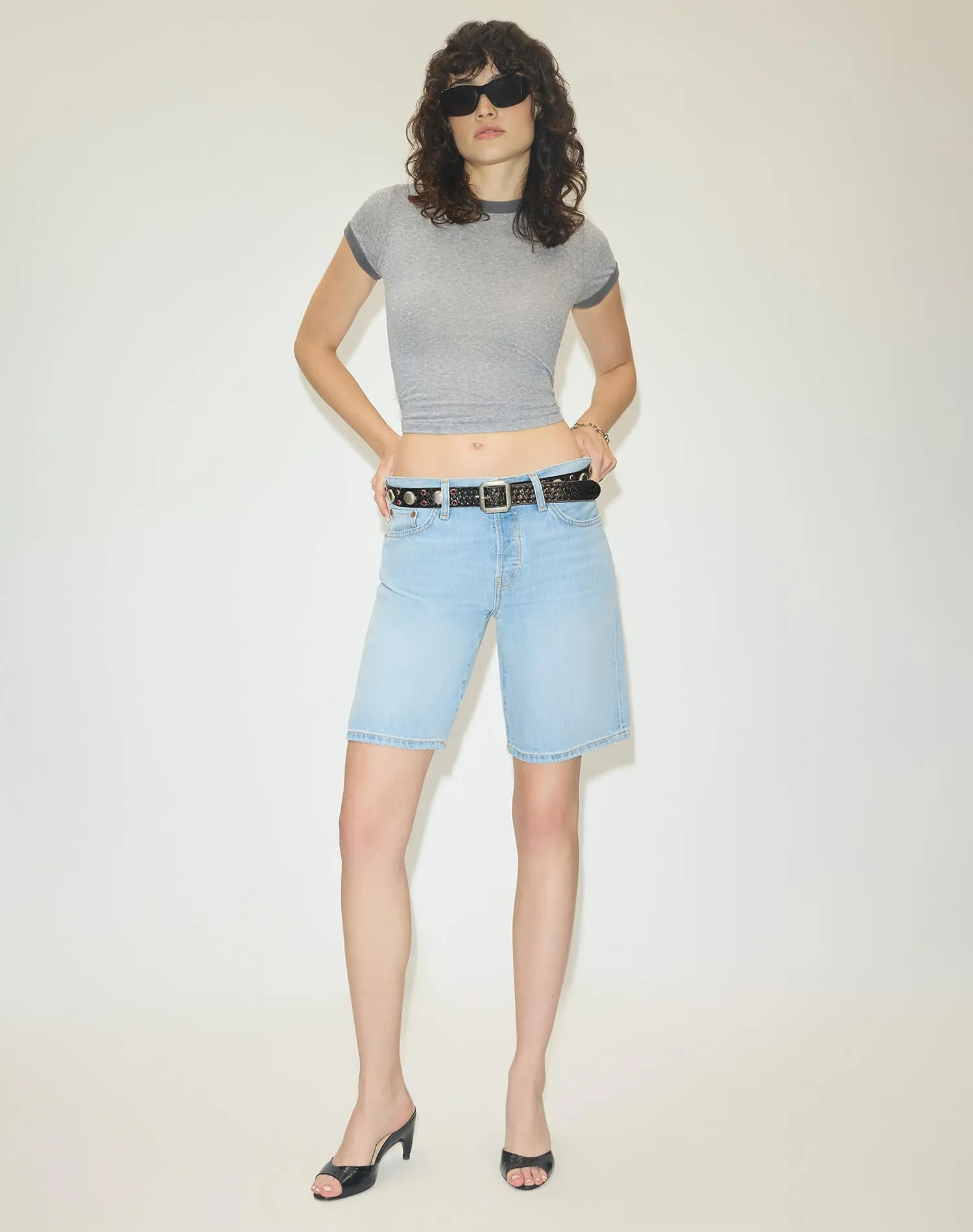 The Thrasher Short - Ola Indigo sold by Re/Done product image thumbnail 3