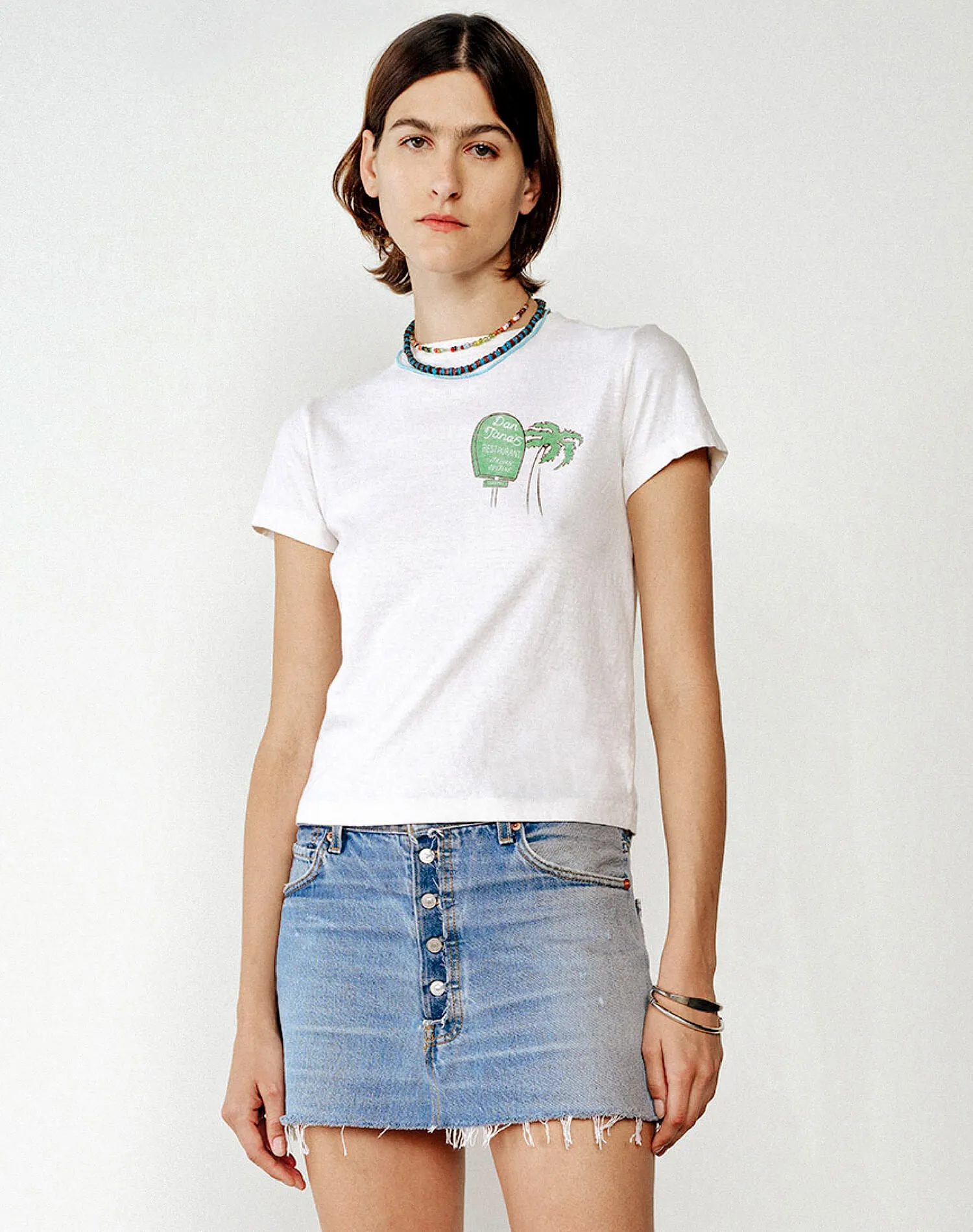 Classic "Dan Tana's Sign" Tee - Vintage White sold by Re/Done product image thumbnail 5