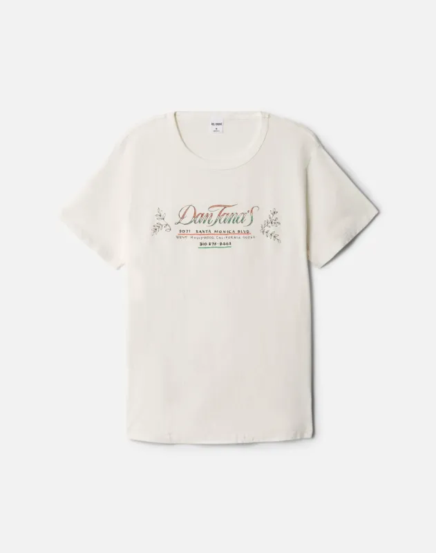 Men's Classic "Dan Tana's" Tee - Old White sold by Re/Done