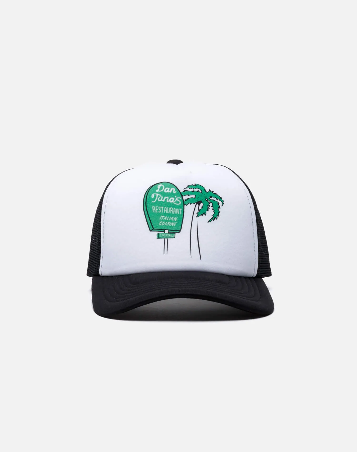 Trucker Hat "Dan Tana's Sign" - White/Black sold by Re/Done