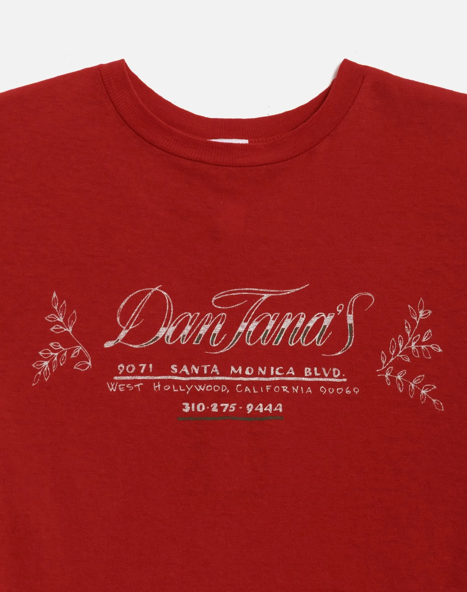 Classic "Dan Tana's" Tee - Red sold by Re/Done product image thumbnail 4