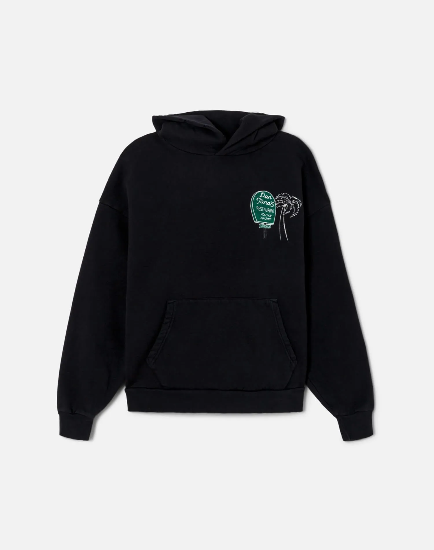 Modern "Dan Tana's Sign" Hoody - Washed Black sold by Re/Done