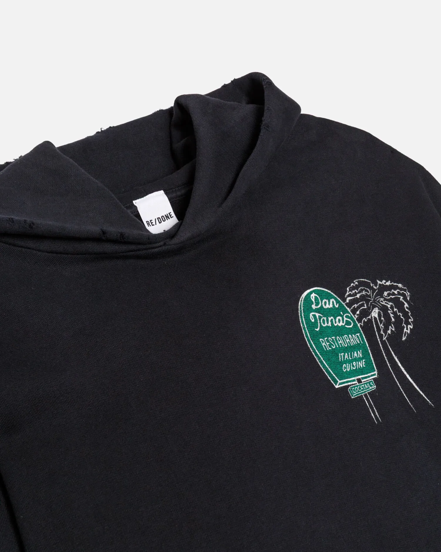 Modern "Dan Tana's Sign" Hoody - Washed Black sold by Re/Done product image thumbnail 3