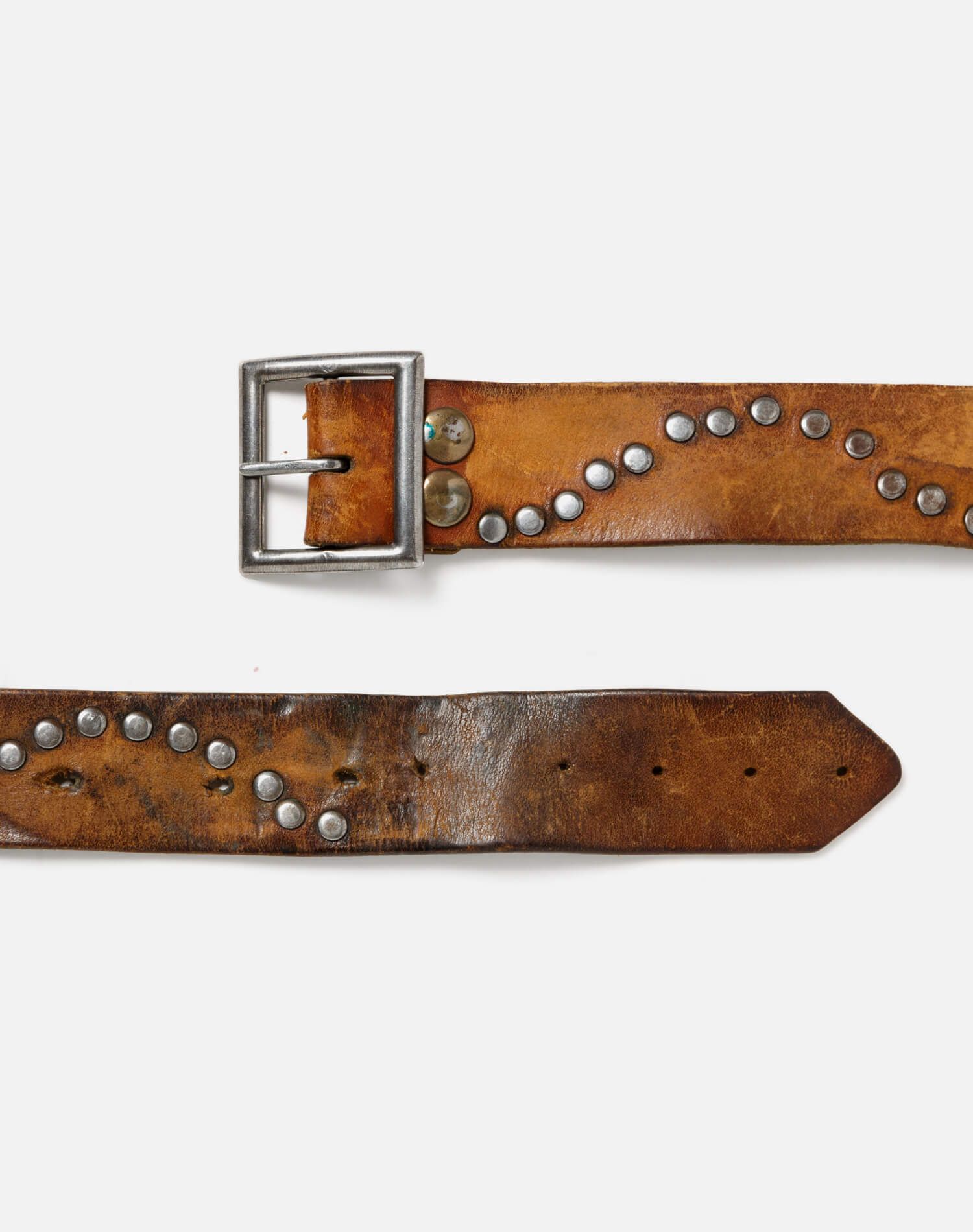 70s Studded Brown Belt sold by Re/Done product image thumbnail 2