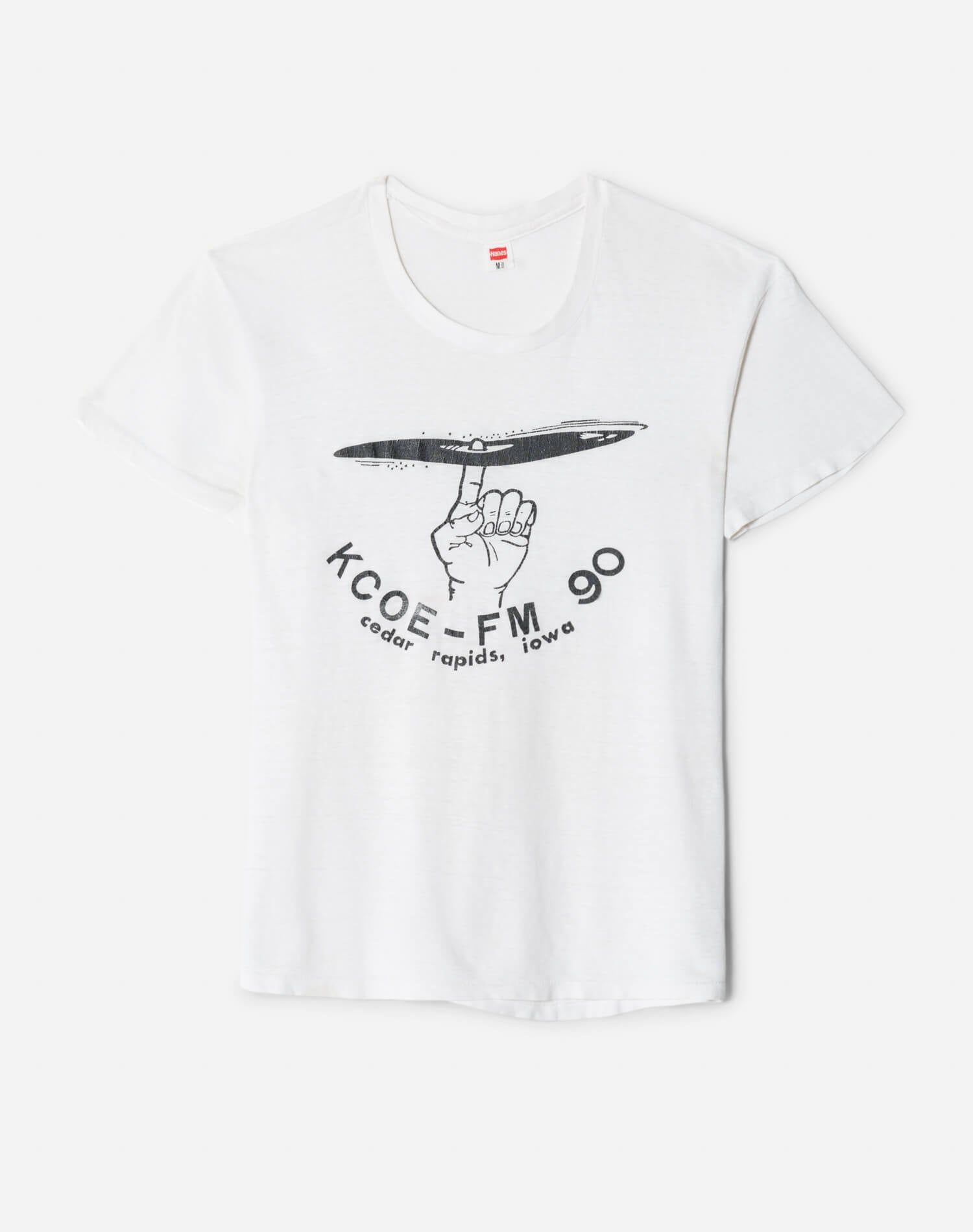 70s Hanes College Radio Tee -#19 sold by Re/Done