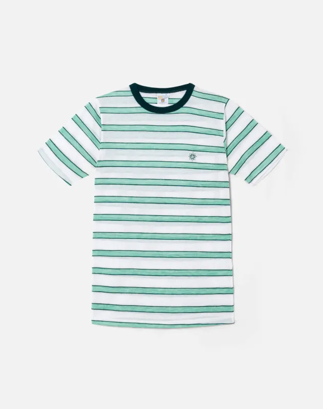 60s Sun Striped Ringer Tee -#55 made by Re/Done