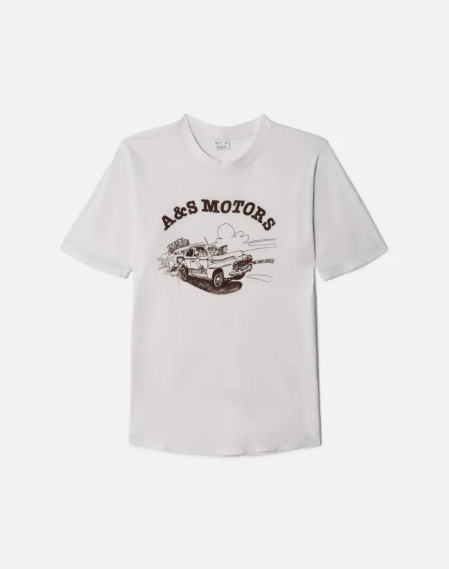 70s A&S Motors Tee -#61 sold by Re/Done