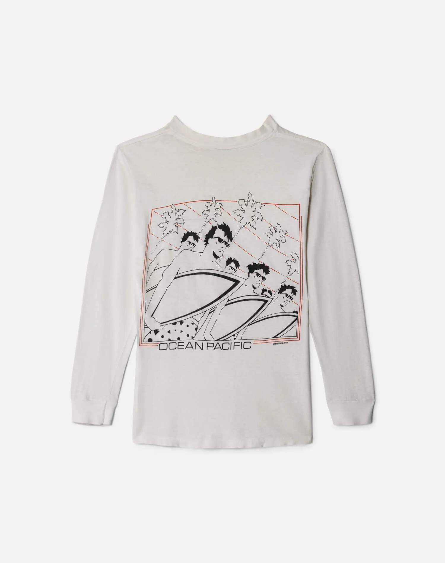 80s Ocean Pacific Long Sleeve Tee -#63 sold by Re/Done product image thumbnail 2