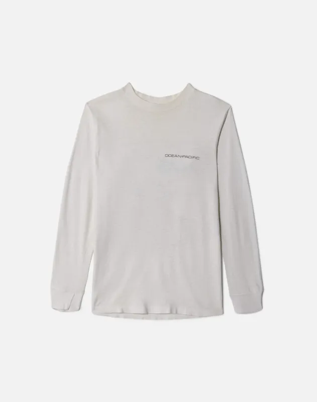 80s Ocean Pacific Long Sleeve Tee -#63 made by Re/Done