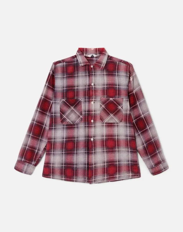 50s Cotton Flannel Shirt -#66 made by Re/Done