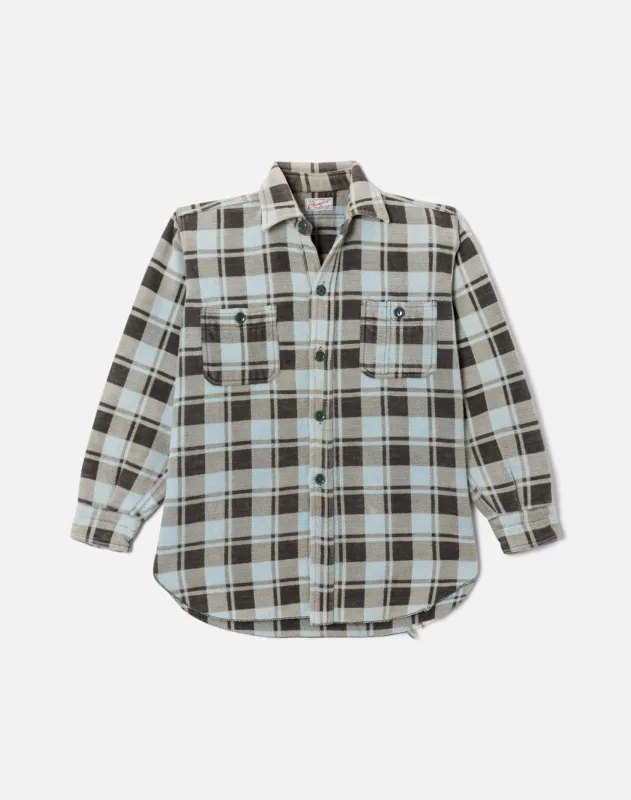 50s Cotton Flannel Shirt -#67 made by Re/Done