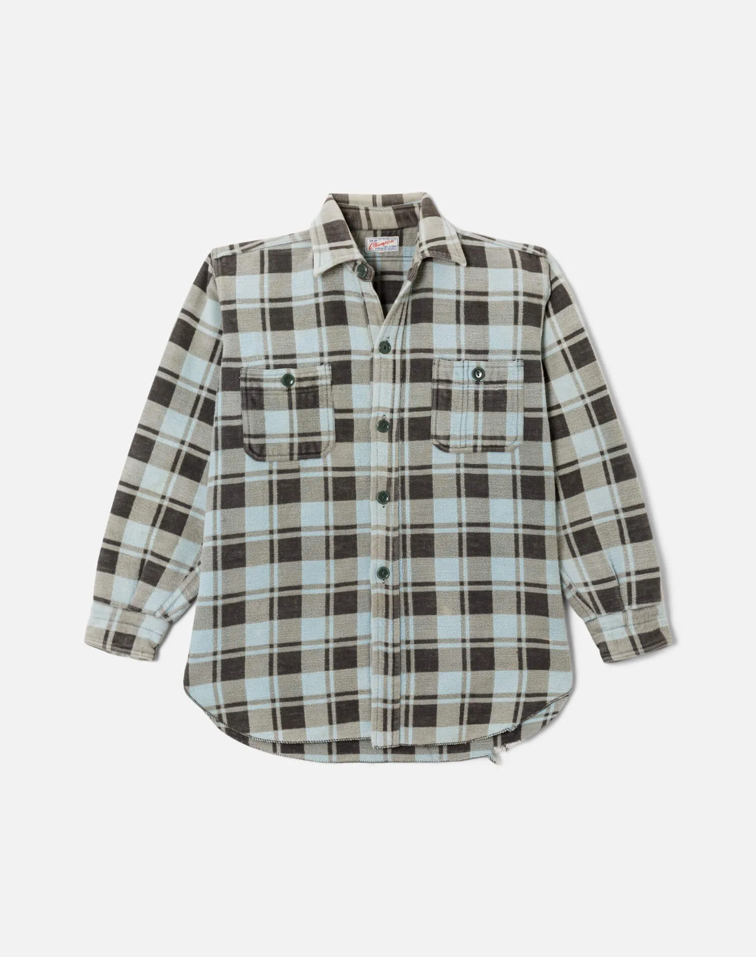 50s Cotton Flannel Shirt -#67 sold by Re/Done