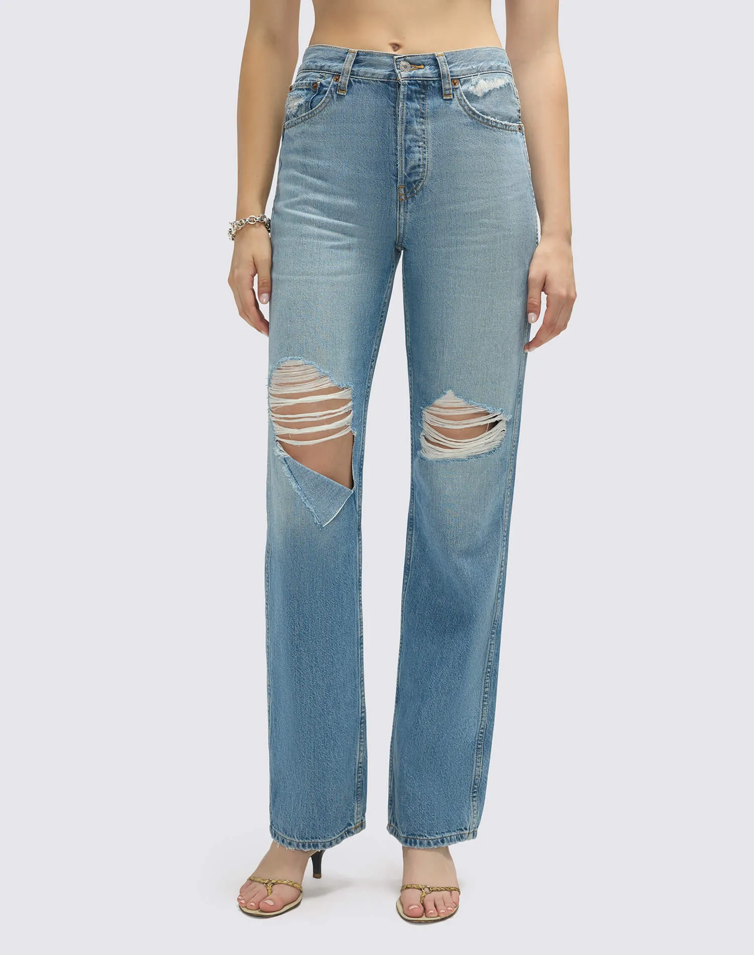 90s High Rise Loose - Breaker Blue sold by Re/Done product image thumbnail 2