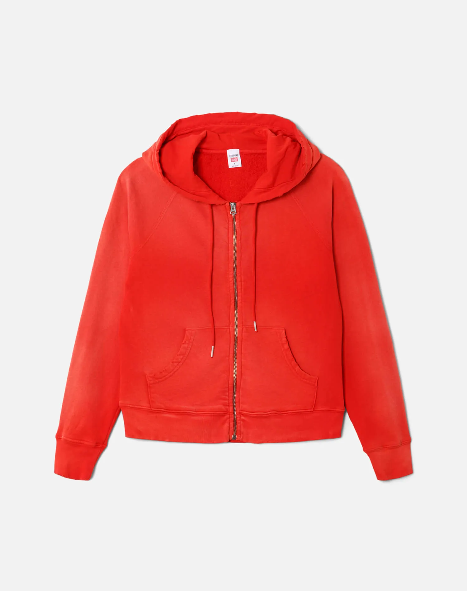 Hanes Patti Zip Hoodie - Roja sold by Re/Done