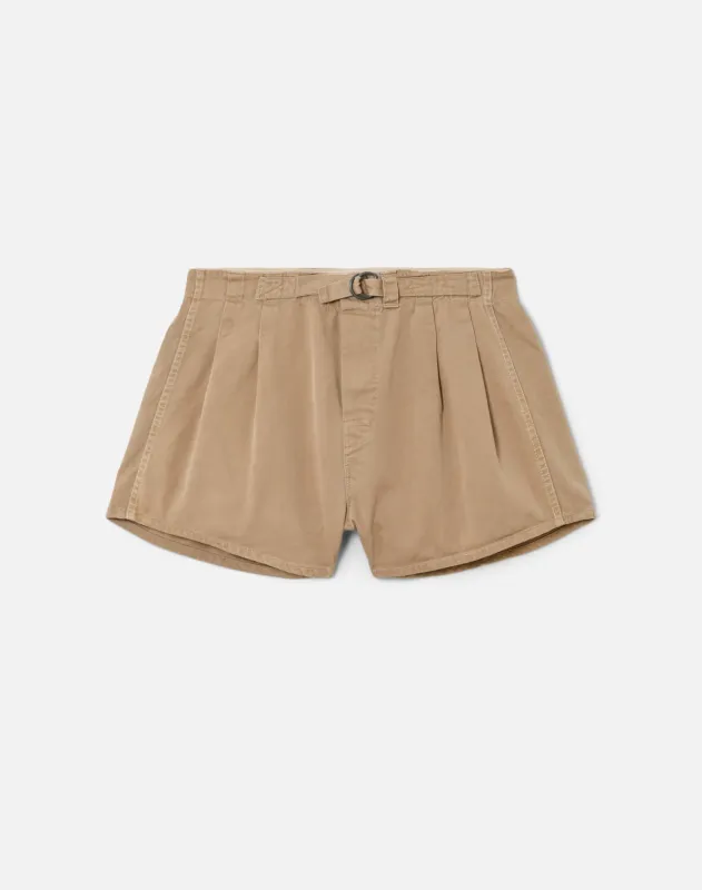 40s Khaki Shorts -#28 made by Re/Done