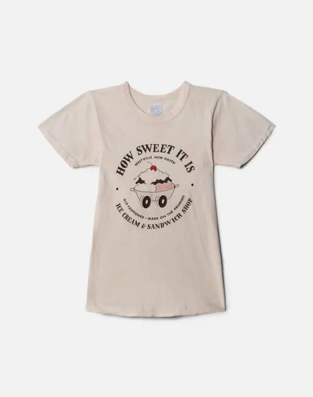 70s Ice Cream Shop Tee -#43 sold by Re/Done