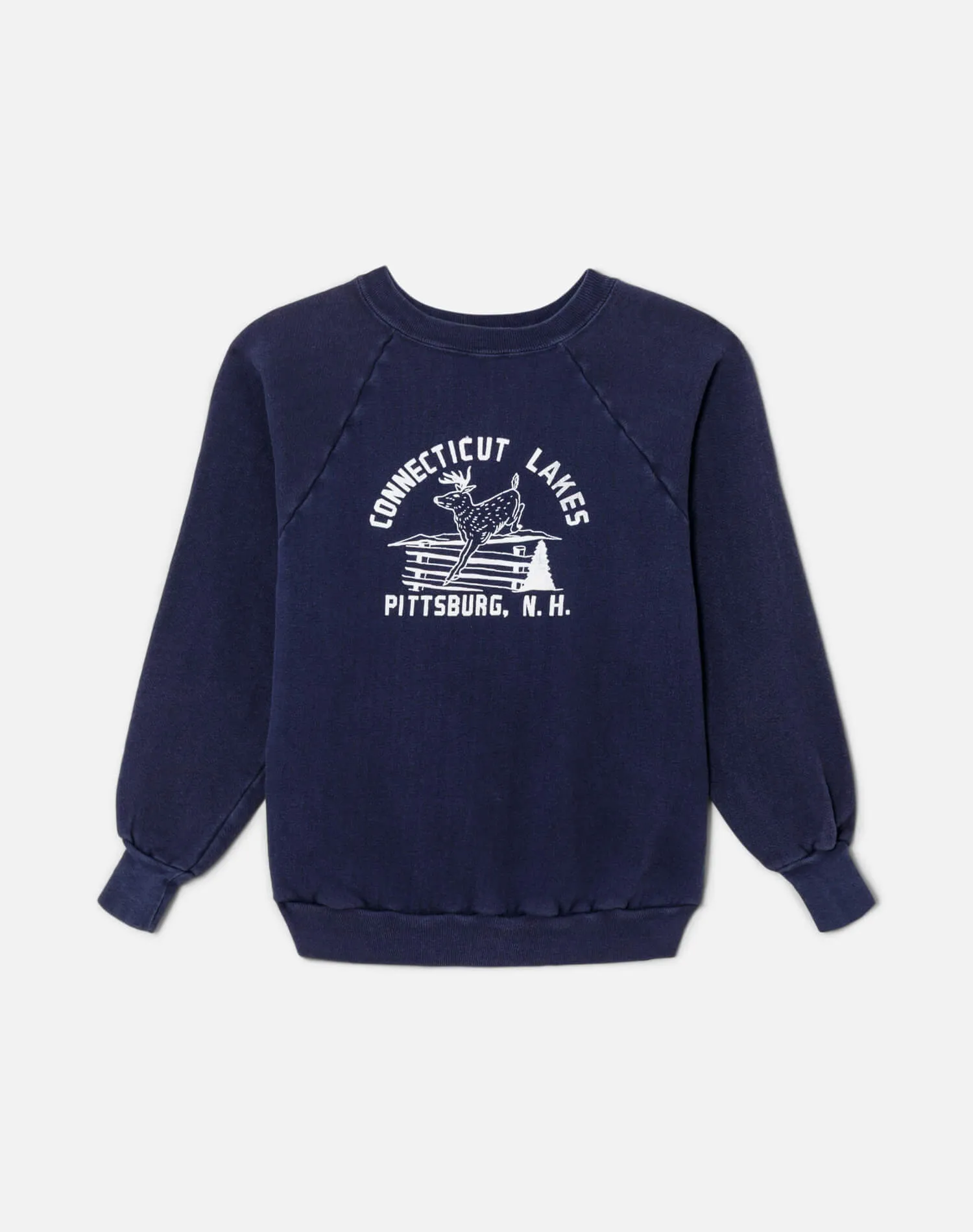 60s Connecticut Lakes Sweatshirt -#48 sold by Re/Done