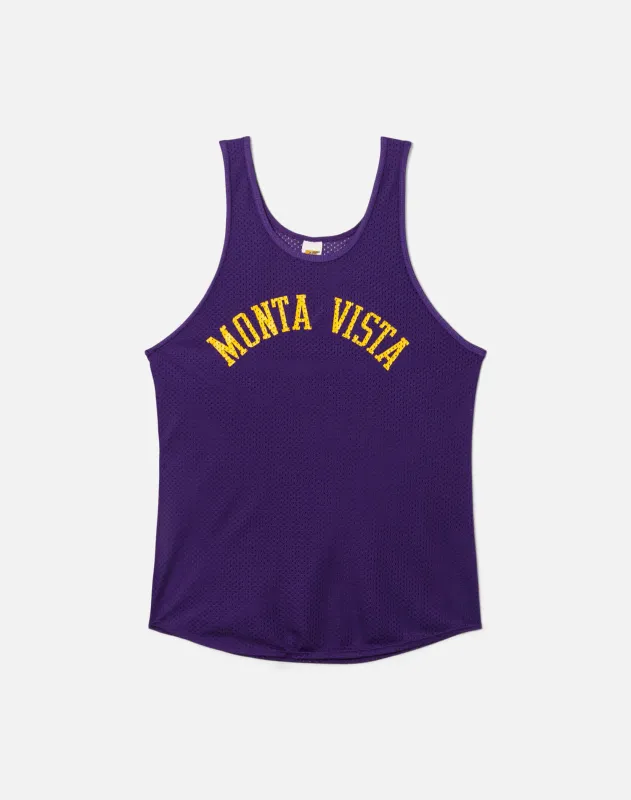 70s Basketball Mesh Tank -#54 sold by Re/Done