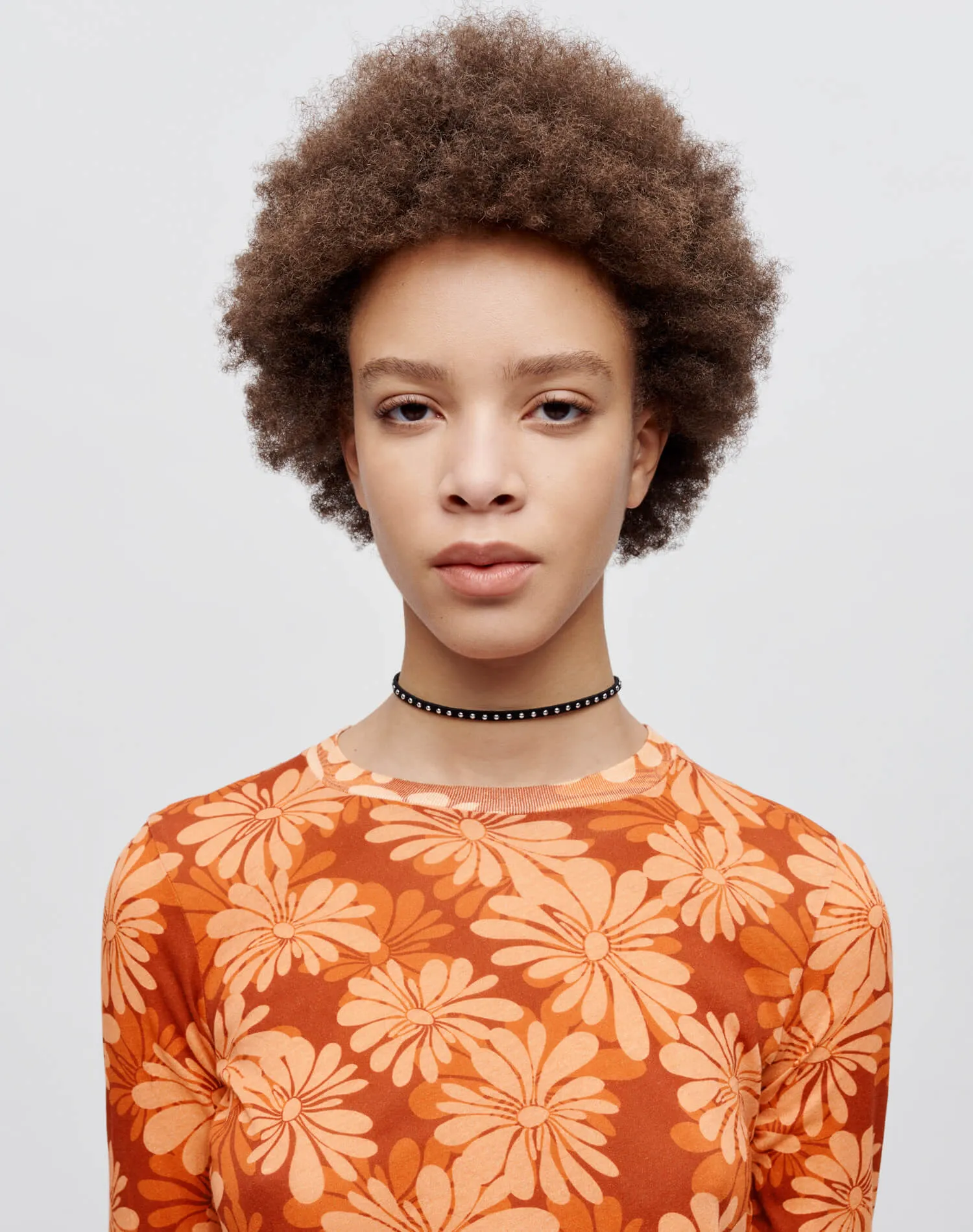 Sheer Long Sleeve Tee - Retro Daisy sold by Re/Done product image thumbnail 3