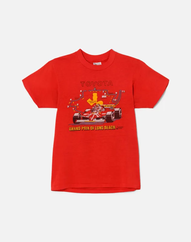 80s Hanes Long Beach Racing Tee sold by Re/Done
