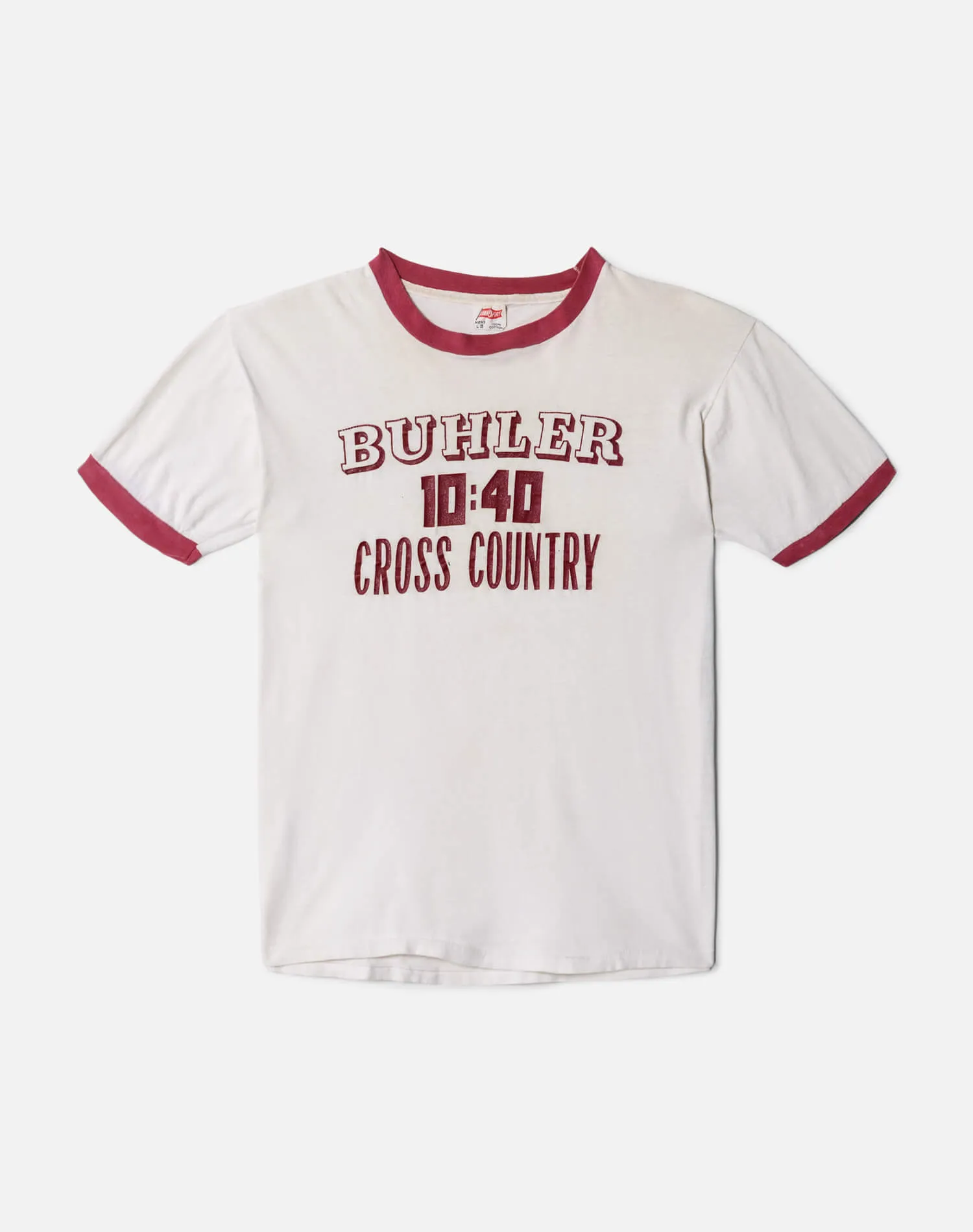 60s Hanes Cross Country Ringer Tee sold by Re/Done